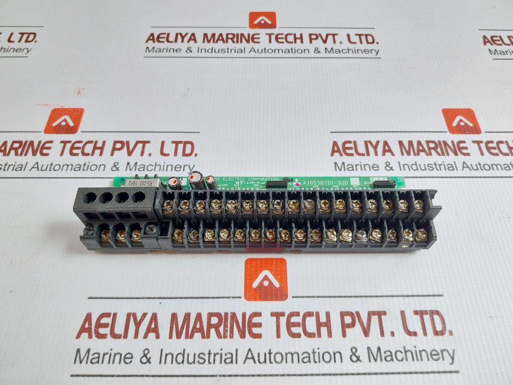 Mitsubishi Electric Remote I/O Pcb Module Aj65Sbtb1-32D-a