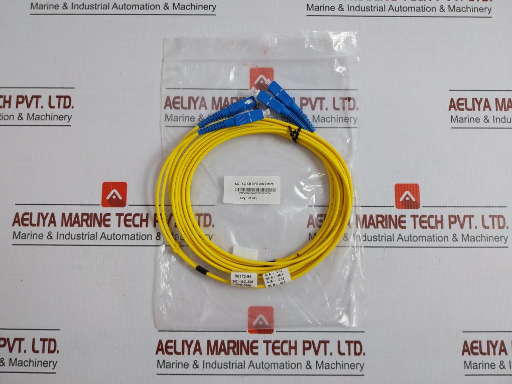 Duplex Fiber Optic Patch Cable Set 3m Ftek-Dx-Sm-Sc/Sc-Pc-03m Condition In New