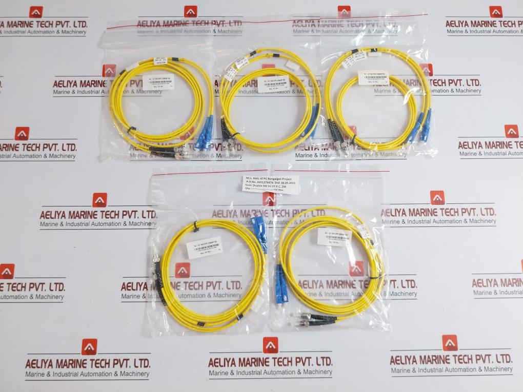 Condition In New Ftek-Dx-Sm-Sc/St-Pc-02m Duplex Fiber Optic Patch Cable Set 2m