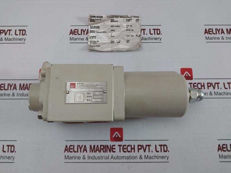 Kongsberg Hydraulic Counter Balance Valve 3Avb1431Al.17C 50 Bar
