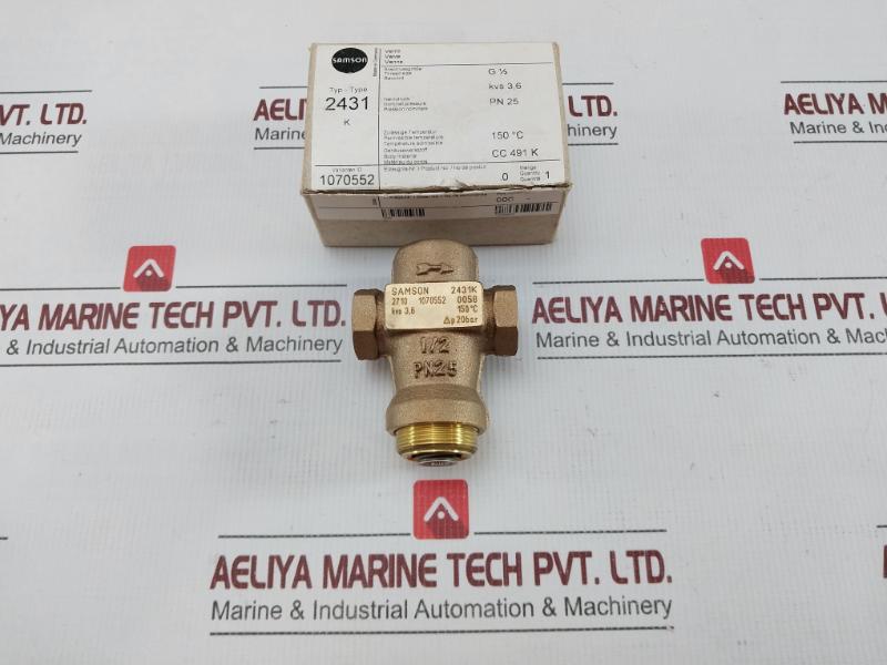 2431K Temperature Control Valve Pn25 - Samson