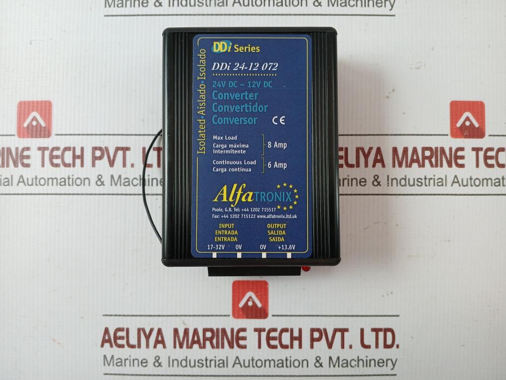 Dc Converter Input - 17-32V Alfatronix Ddi 24-12 072