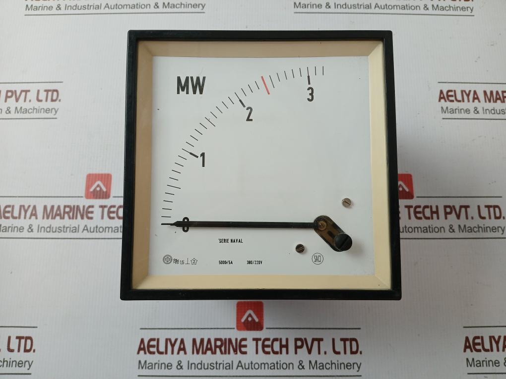 Power Meter Saci 0-3 Mw Analog (Megawatt)