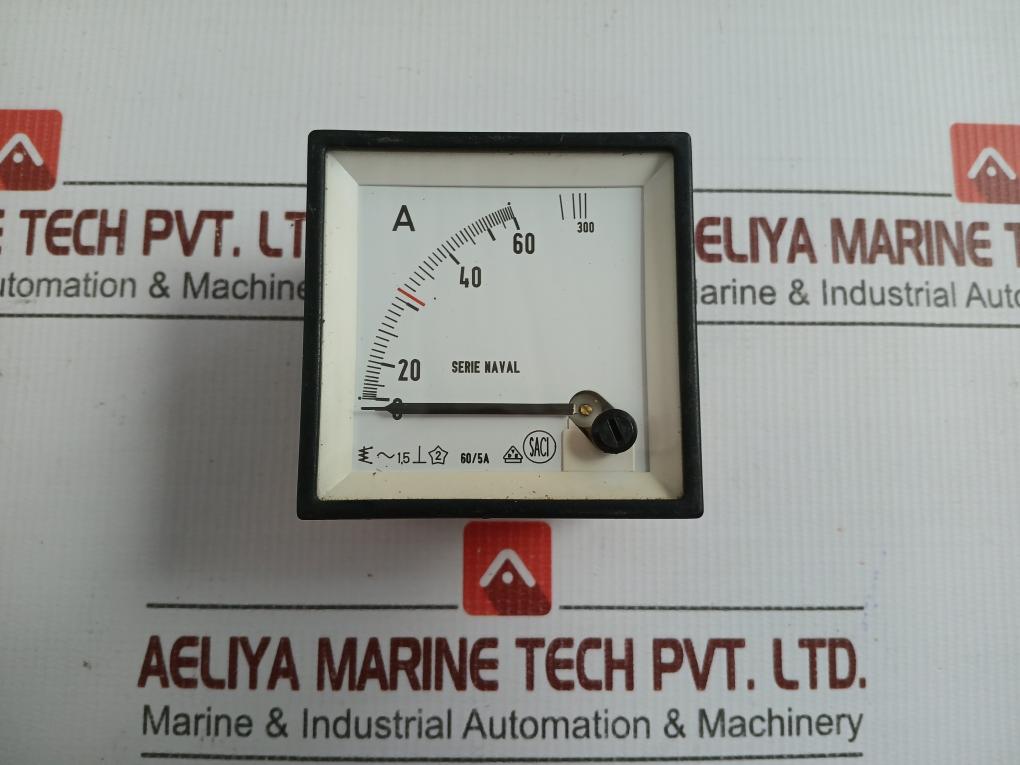 Analog Panel Ammeter 0-60/300A - Saci
