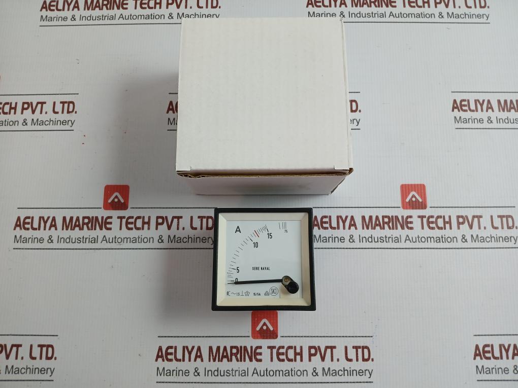0-15/75A Analog Panel Ammeter - Saci
