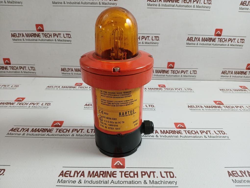Flashing Light  24vdc 5ws By Bartec 07-4838-3383