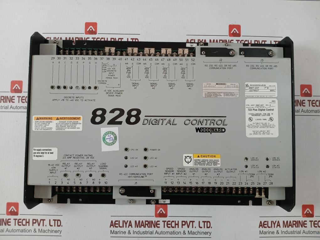 Woodward Digital Control Unit Rev-b 9907-247 828