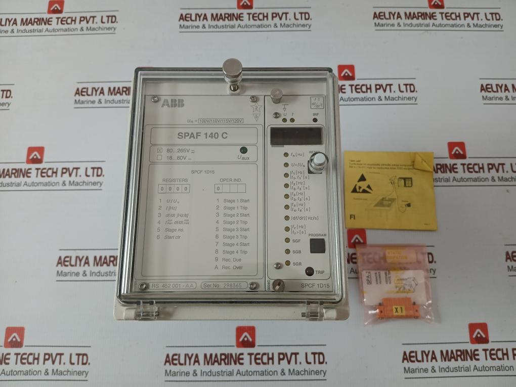Frequency Relay Spaf 140 C-aa  80-265V Acdc - Abb