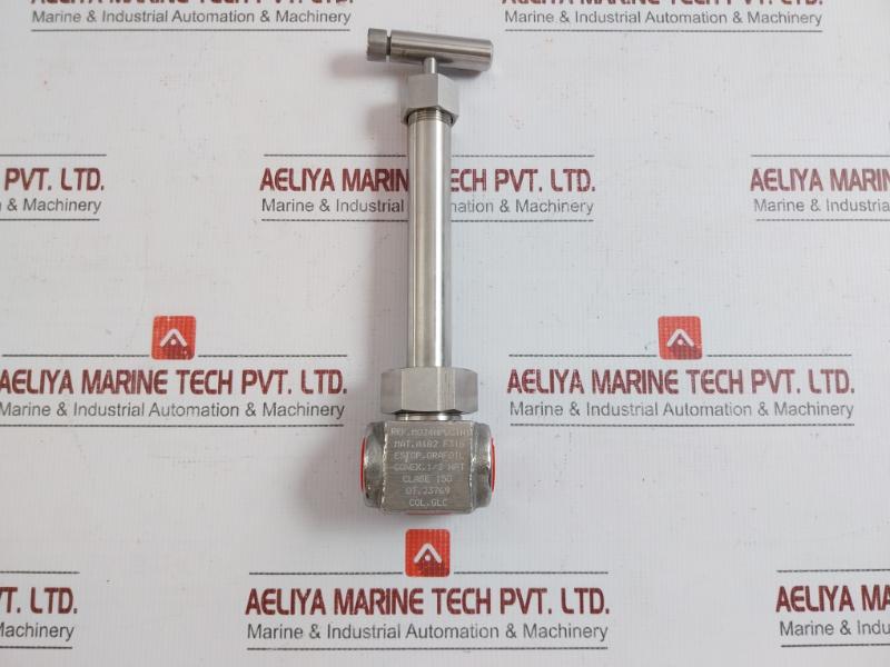 M024hpug1n1 By Mecesa Estop.Grafoil Needle Valve Conex.1/2 Npt Clase 150