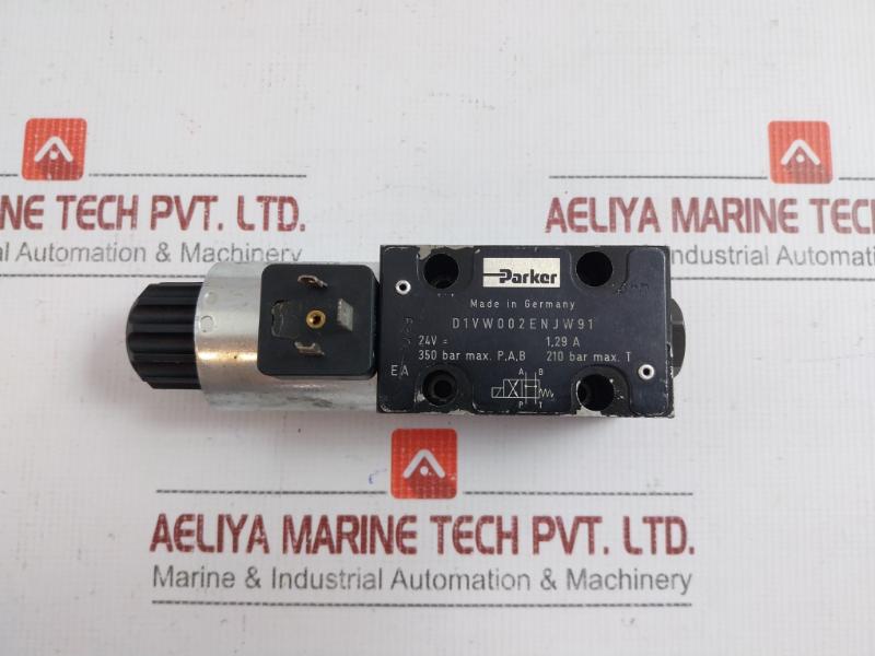 Parker Hydraulic Solenoid Directional Control Valve 24Vdc 350Bar D1Vw002Enjw91