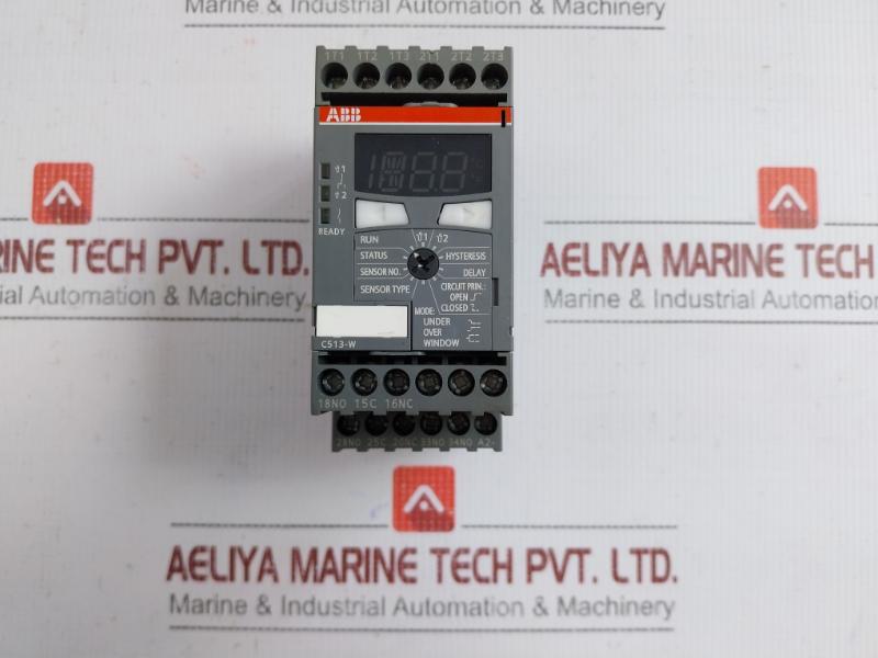 Abb Digital Temperature Monitoring Relay C513-w