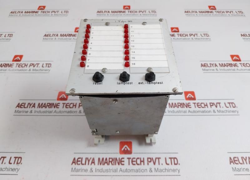 Nr: 43154 Alarm Annunciator Panel Elektro Rela Lta-16 230V