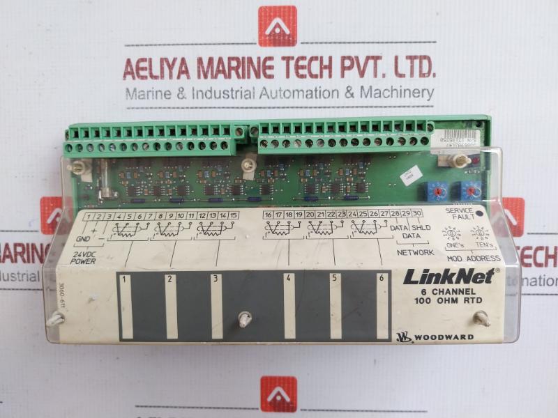 18-32Vdc 3.7W Woodward 9905-970 Linknet 6-channel Input Module
