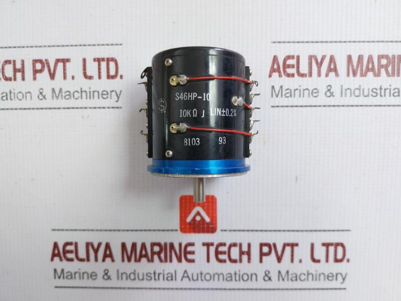 S46hp-10 Multi-Turn Wire-Wound Potentiometer By Helicalohm