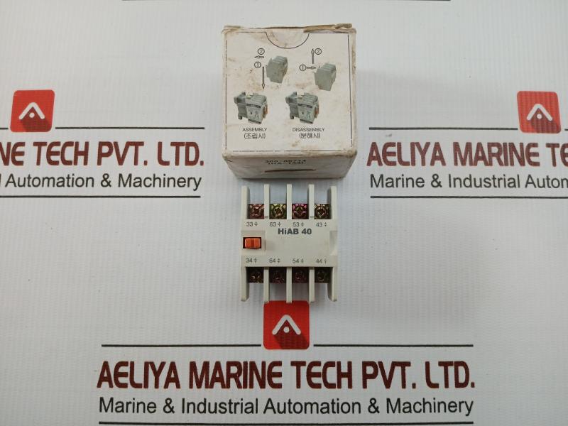 Auxiliary Contact Block Hyundai Hiab 40 16A/690V