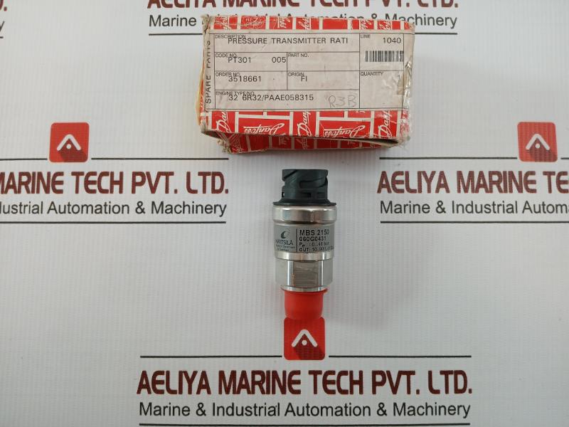 Mbs 2150 Danfoss Pressure Transmitter 0-40 Bar