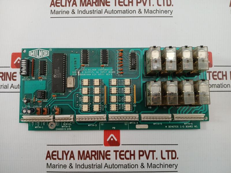 I/O Circuit Board Pellerin Milnor 08Bs816Ab  Rev-e