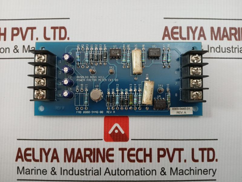Power Factor Meter Pcb Fab Ansaldo Ross Hill 0000-9446-00 Rev.: A