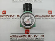 Kripxe 0-12 Bar Pneumatic Air Flow Regulator With Analog Pressure Gauge