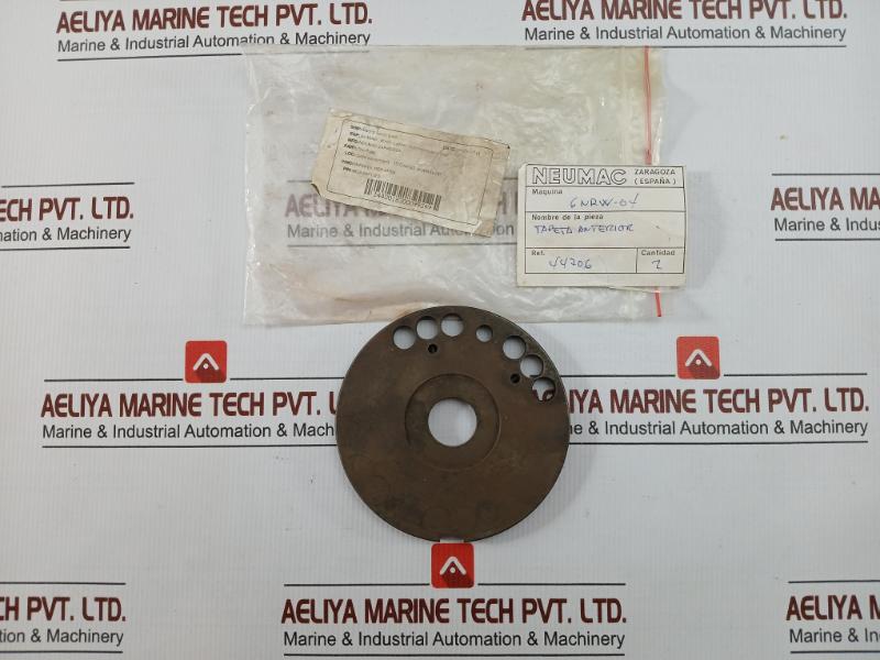 Front Cover Top Plate Air Motor Winch Neumac Zaragoza 6Nrw-04