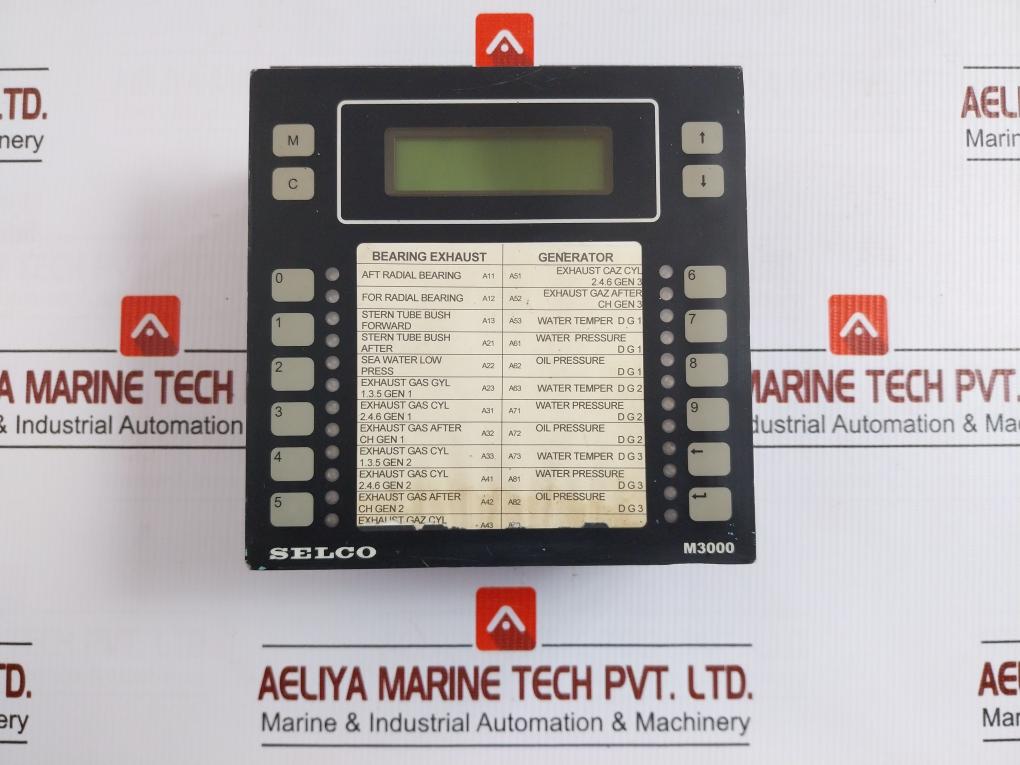 M3000.0010 Analogue Alarm Monitor 24 Volt - Selco
