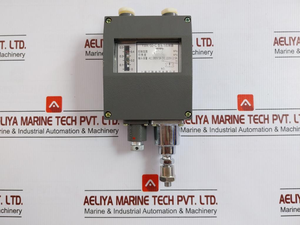 Pressure Controller 0-0.5 Mpa Shanghai Jiangxin Electric Ywk-50-c