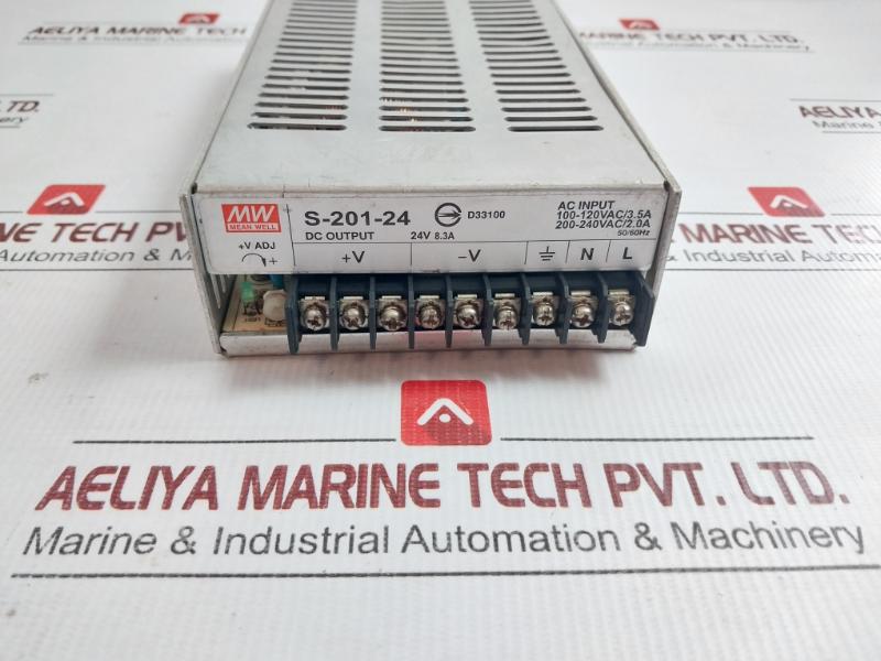 Output-24V 8.3A Mean Well S-201-24 Switching Power Supply Dc