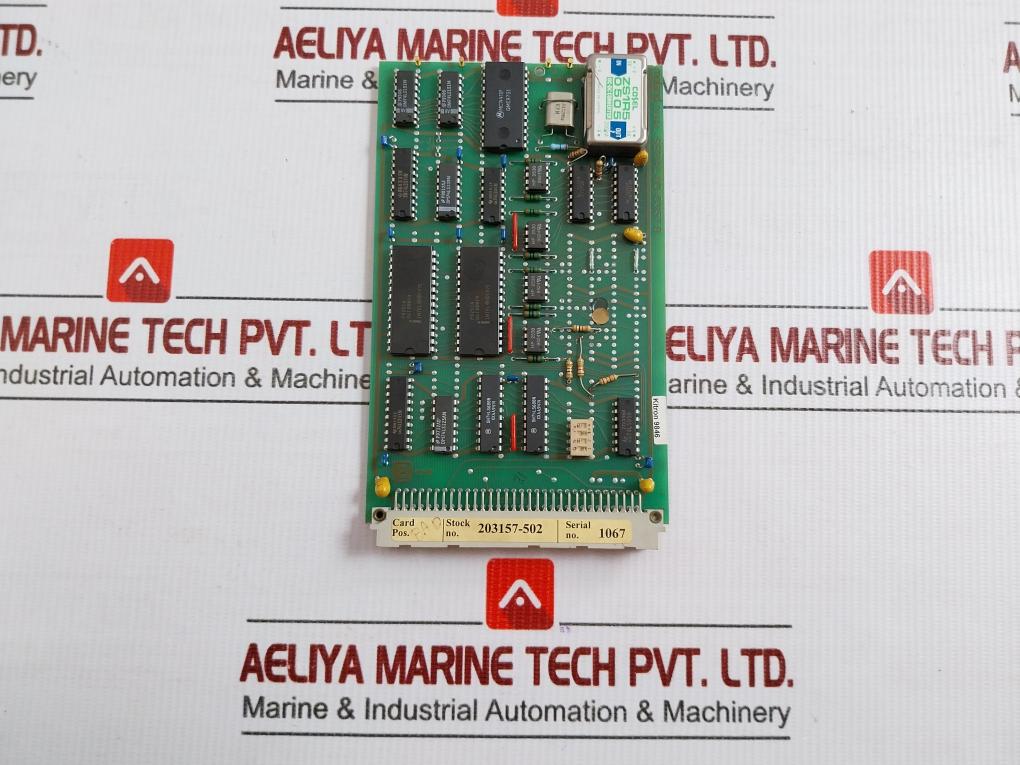 Dual Serial I/O Alarm Pcb Card By Moland 03157 B