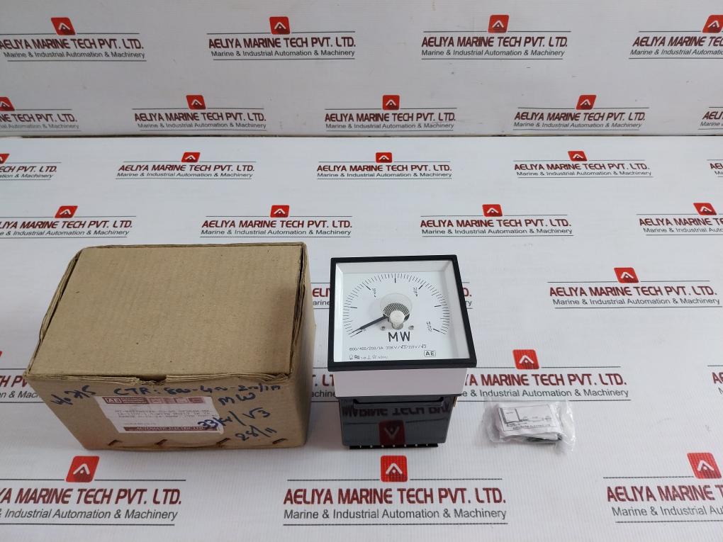 Analog Megawatt Power Meter Automatic Electric Mt-wattmeter-sq-96