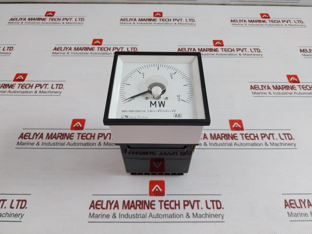 Analog Megawatt Power Meter Automatic Electric Mt-wattmeter-sq-96