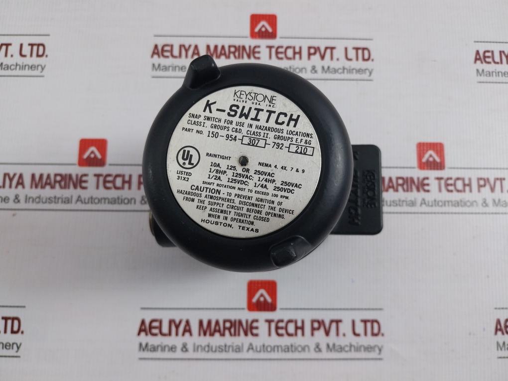 Keystone K-switch 150-954-307-792-210  10A/125-250Vac