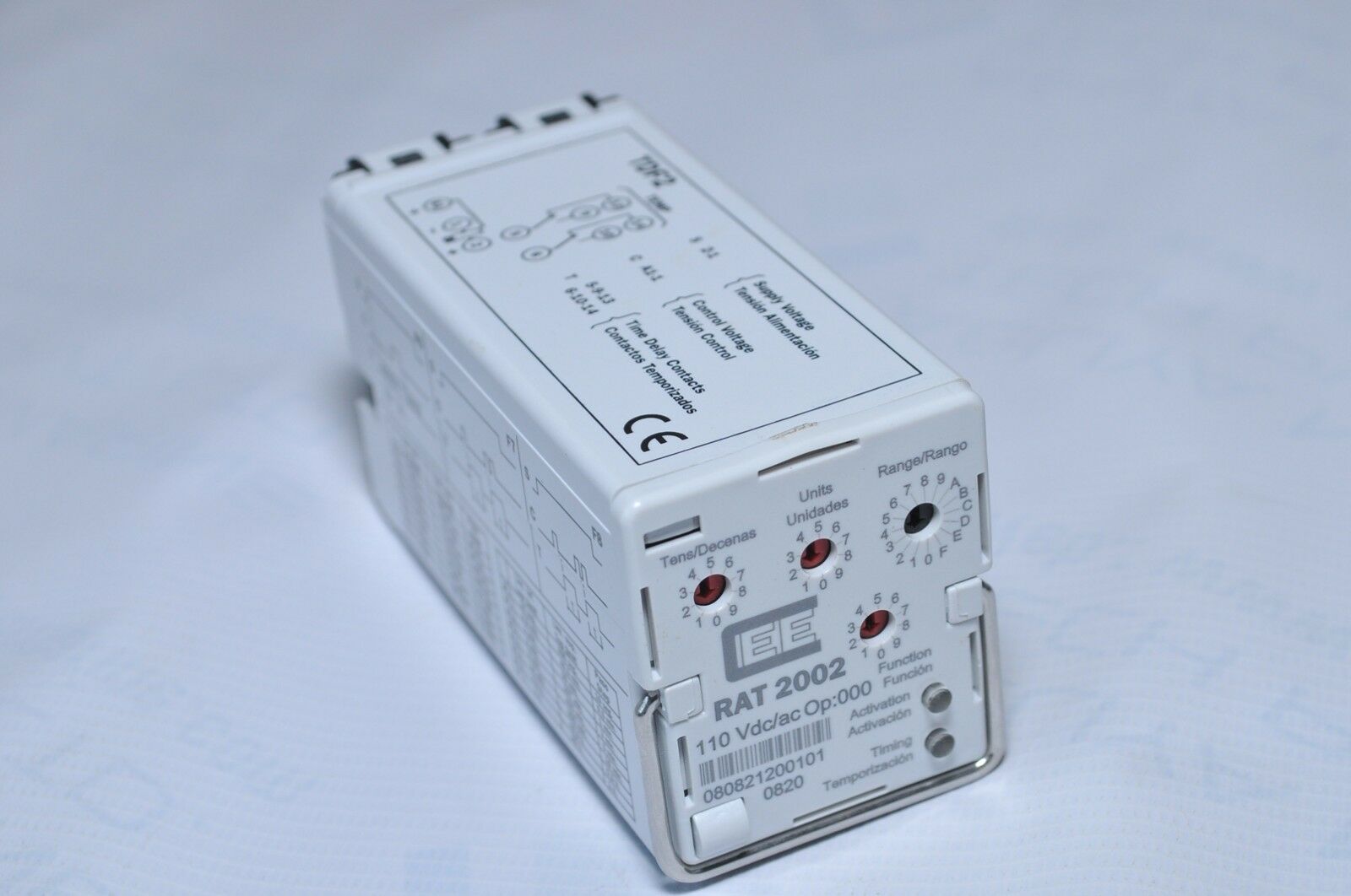 Arteche rat 2002 relay 110 vdc