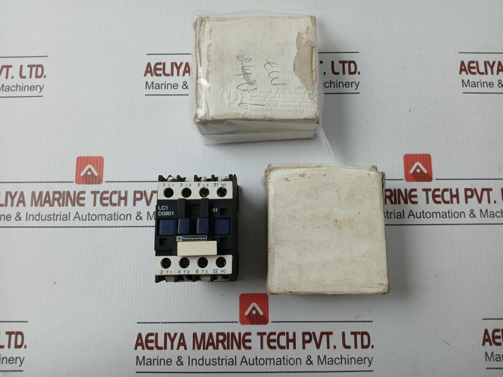 20a 690v 50/60 Hz Contactor  By Telemecanique Lc1 D0901