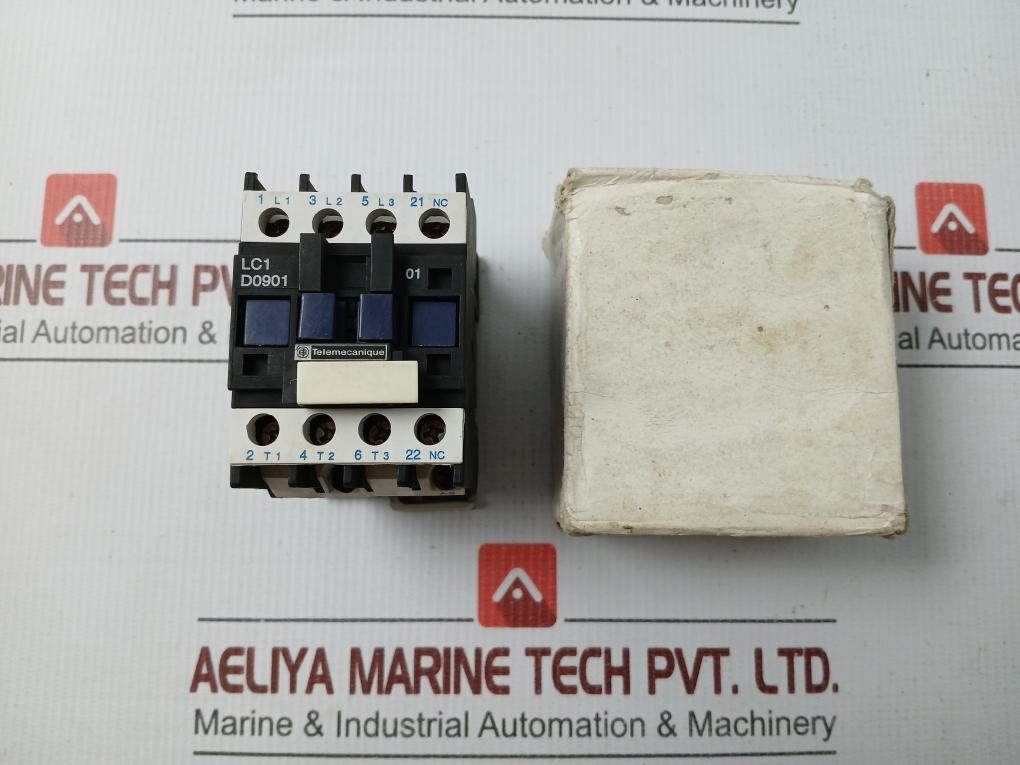 20a 690v 50/60 Hz Contactor  By Telemecanique Lc1 D0901