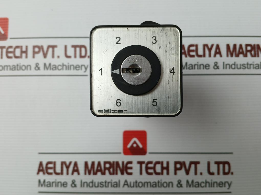 20a, 300vac P220-61052-S001d Salzer Rotary Cam Switch