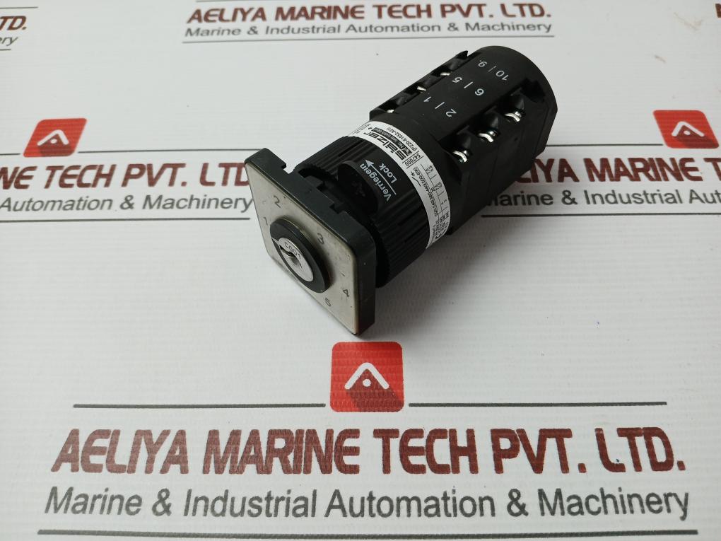 20a, 300vac P220-61052-S001d Salzer Rotary Cam Switch