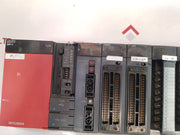 Mitsubishi melsec q61p-a2,q06hcpu,qx42,qy42p,qj71c24,q68dav module