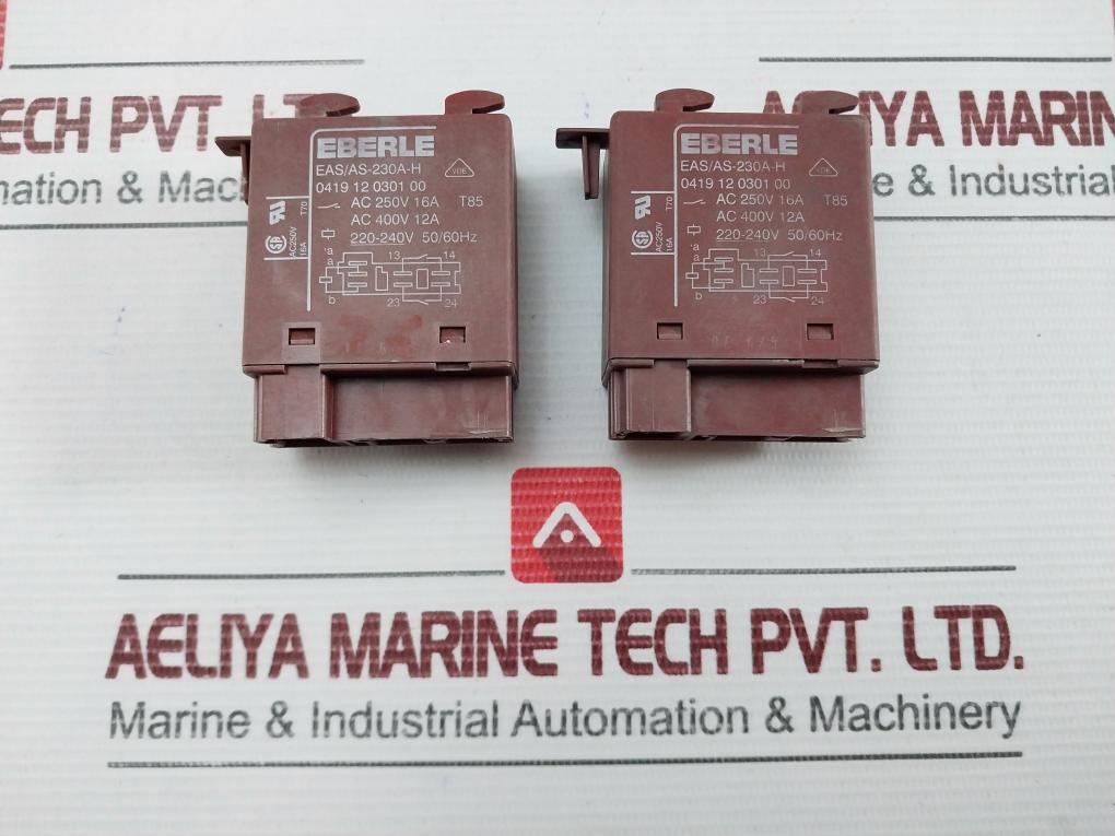 220-240v 50/60 Hz Eas/As-230a-H Heating Relay Eberle