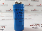 2200ÂµF (-10+50%) Aluminium Electrolytic Capacitor