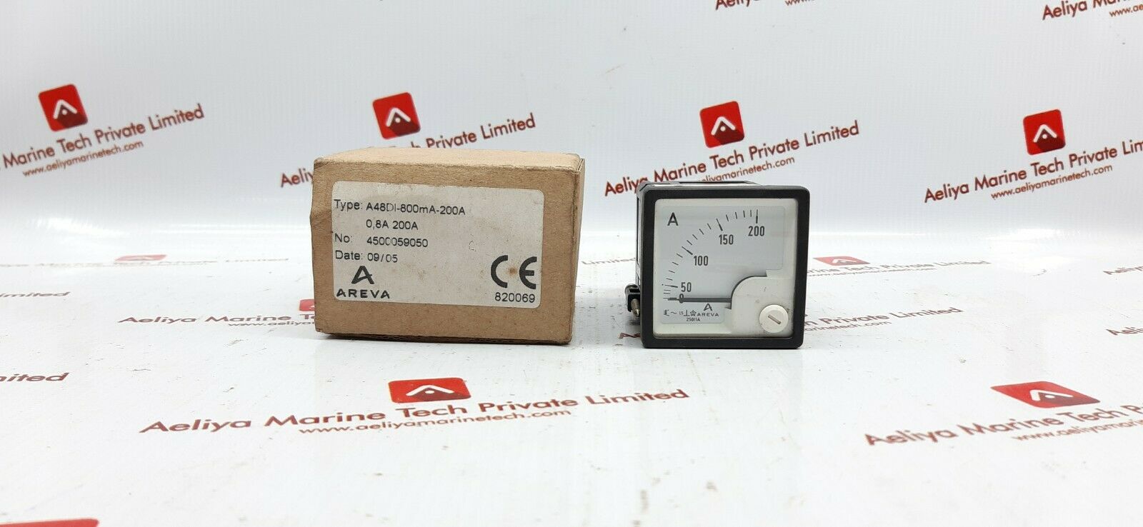 Areva a48di-800ma-200a ammeter 0,8a 200a