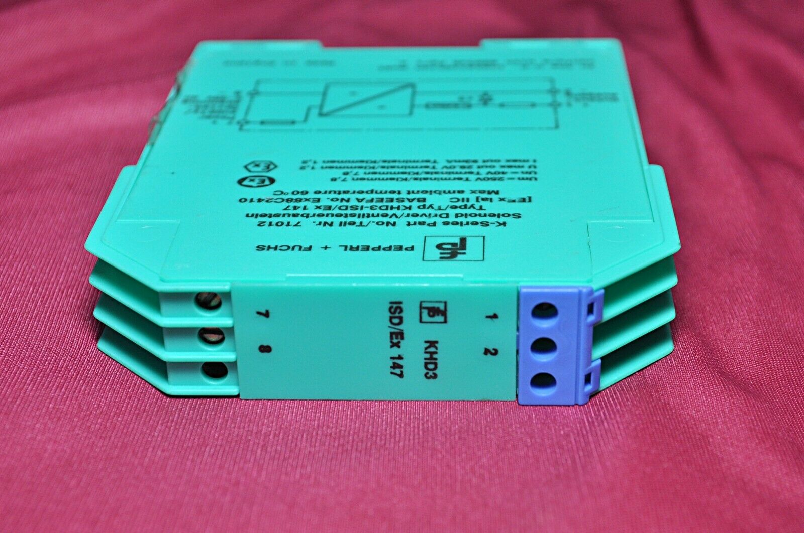 Pepperl + Fuchs K-series Khd3-isd/Ex 147 Solenoid Driver 71012