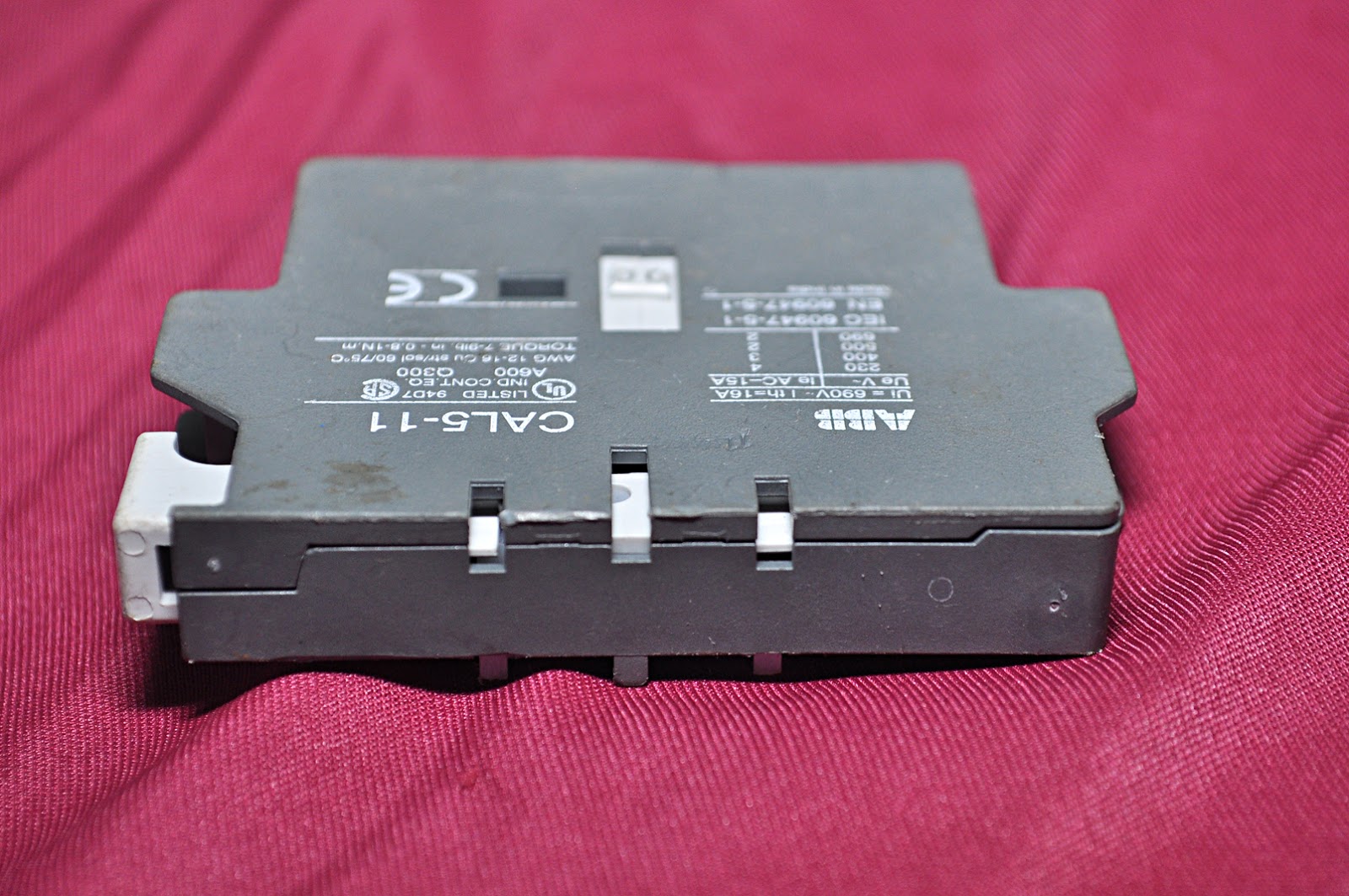 ABB CAL 5-11 AUXILIARY CONTACT BLOCK