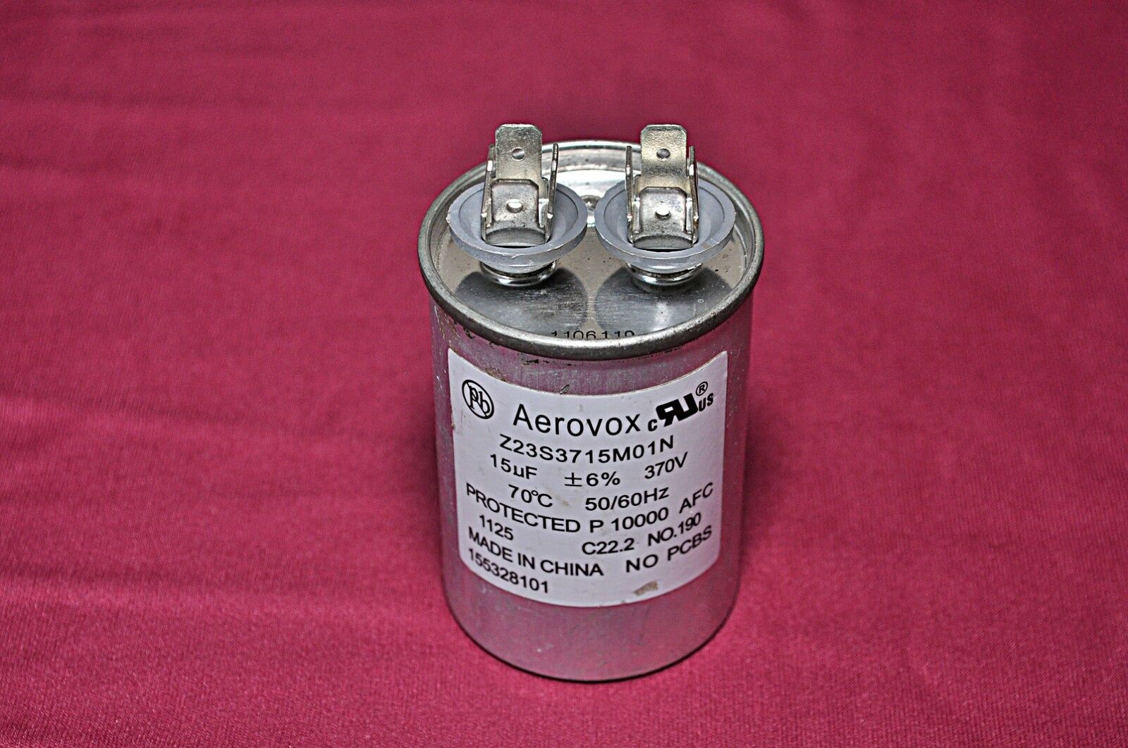 Aerovox z23s3715m01n capacitor
