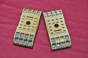 Lot of 2x Releco sk-3004 relay socket