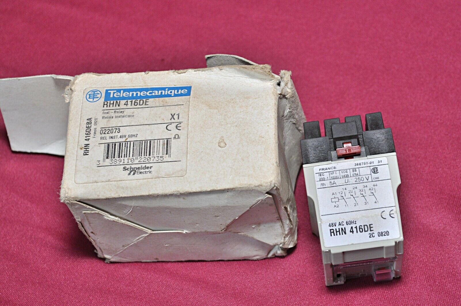 Telemecanique Rhn416De Relay 48V 60Hz