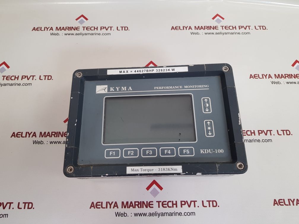 Kyma Kpm/Kdu-100 Performance Monitoring Display Unit P.Kdu-101 Used