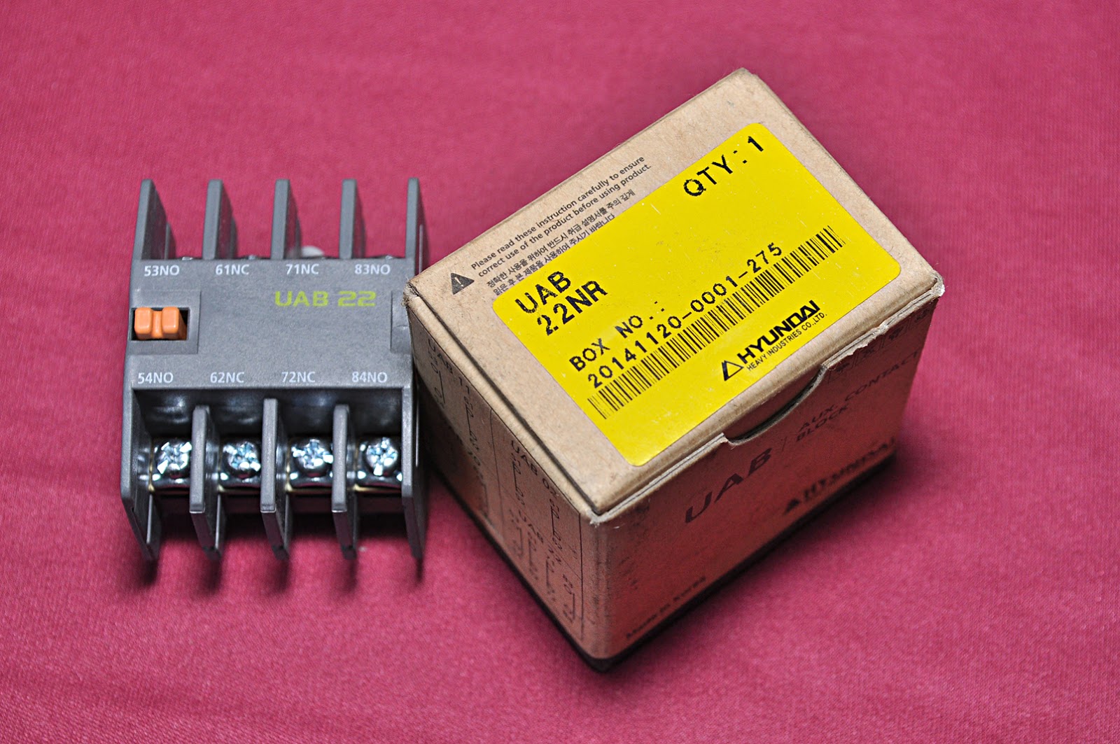 AUXILIARY UAB CONTACT BLOCK