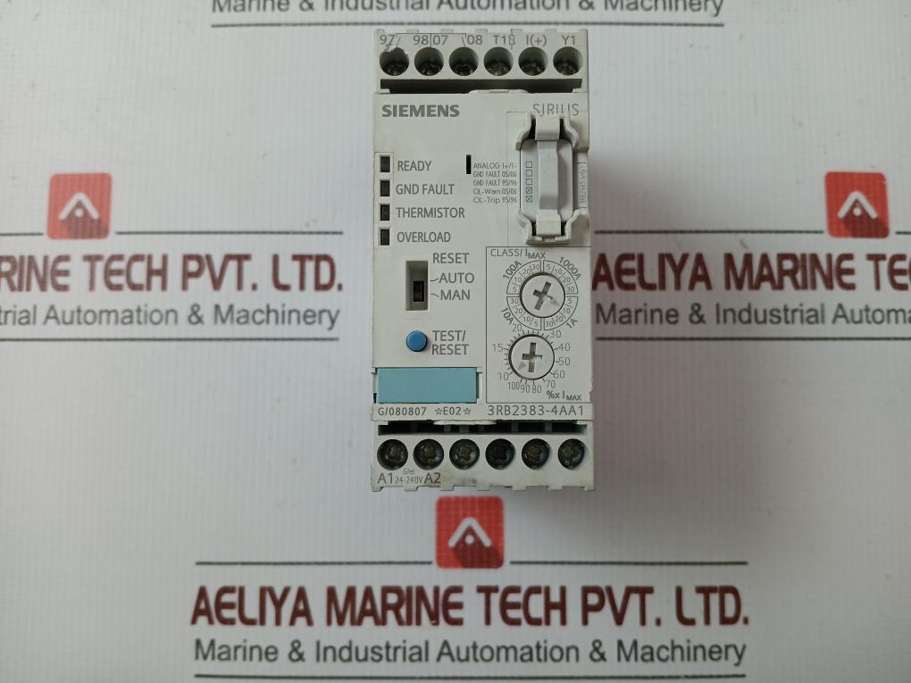 24-240v Evaluation Unit For Full Motor Protection Ac Part Number In 3rb2383-4aa1 By Siemens