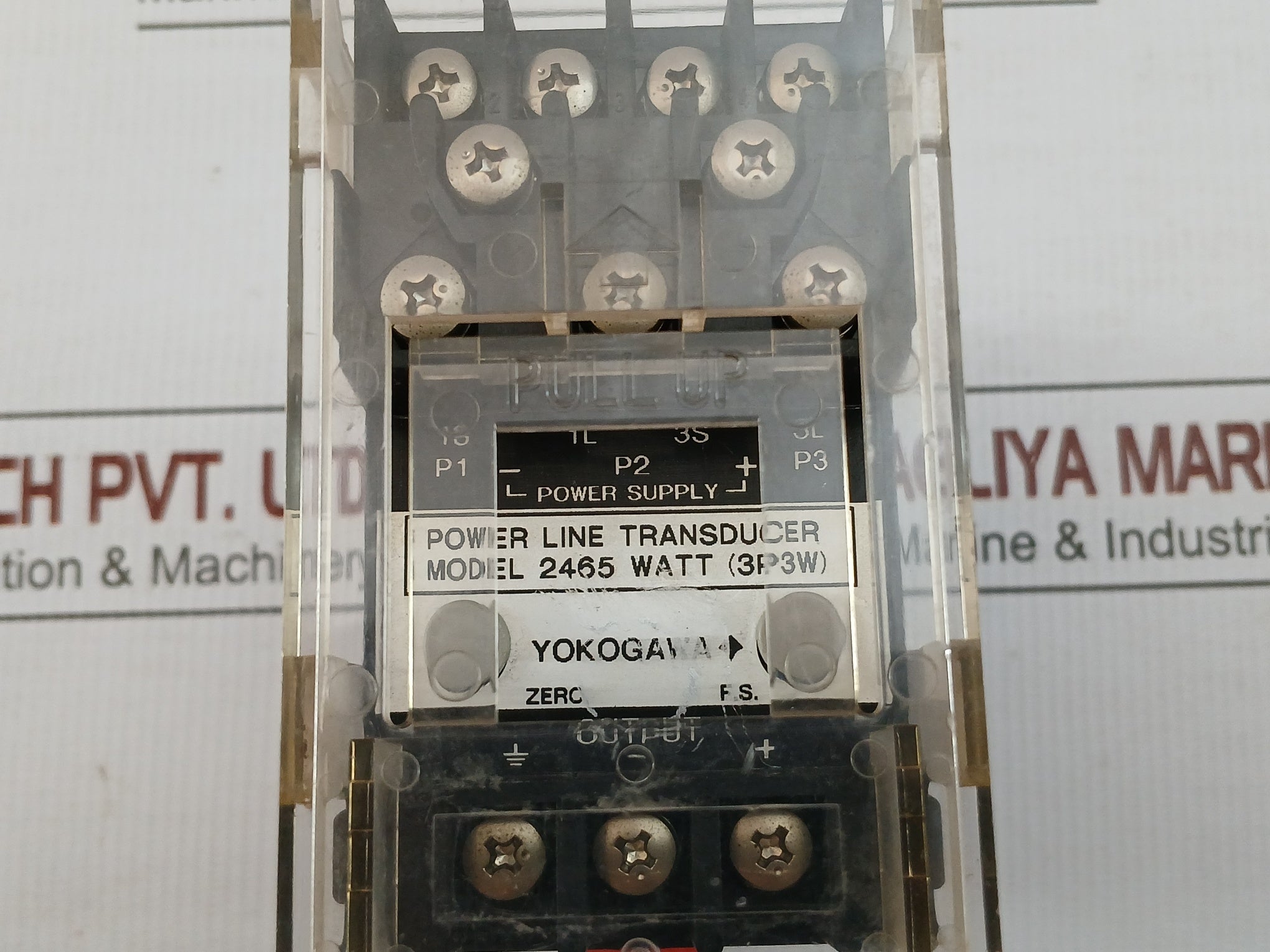 2465 Watt (3p3w) Power Line Transducer Input:-150-0-1000 Kw 50/60hz Yokogawa