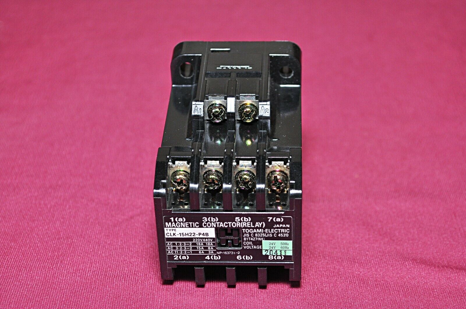 Togami clk-15h22-p4b magnetic contactor(relay)